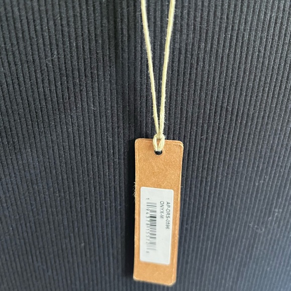 SKIMS ONYX SOFT RIBBED LOUNGE MAXI SLIP DRESS NWT SIZE MEDIUM - Picture 9 of 16